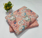 Premium Hand Block Printed Cotton Suit Top And Bottom Set(BFTB108)